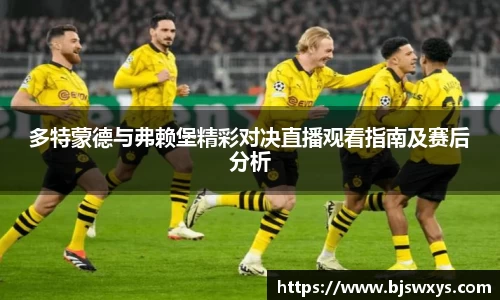 多特蒙德与弗赖堡精彩对决直播观看指南及赛后分析